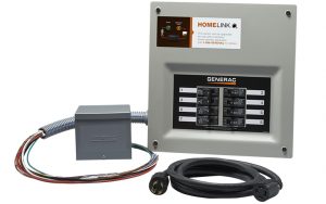 Generac Homelink™ 30A Manual Transfer Switch Kit with Resin PIB and Cord