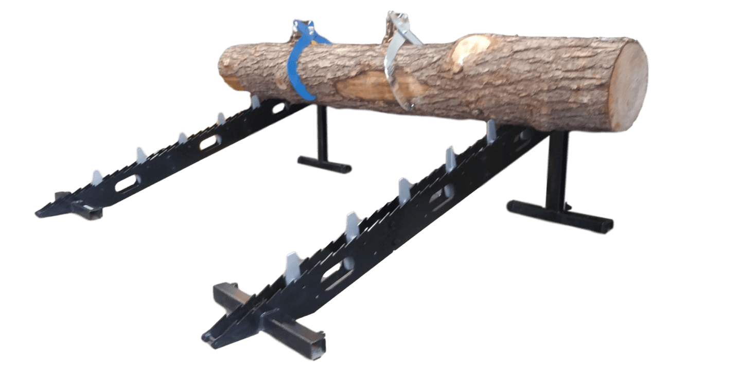 Pair of One-Way Loading Ramp (Max 24″ Logs diameter)