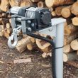 Manual logs turner with Electric winch