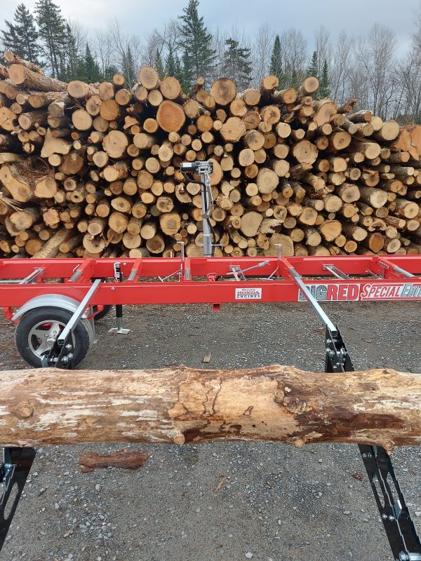 Manual logs turner with Electric winch