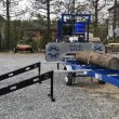 One-Way Loading Ramps + Log turner with Electric winch combo