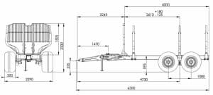 Farmi Forest FT11 Trailer 2WD