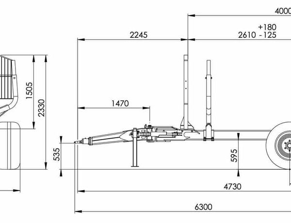 Farmi Forest FT11 Trailer 2WD