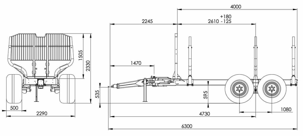 Farmi Forest FT11 Trailer 2WD