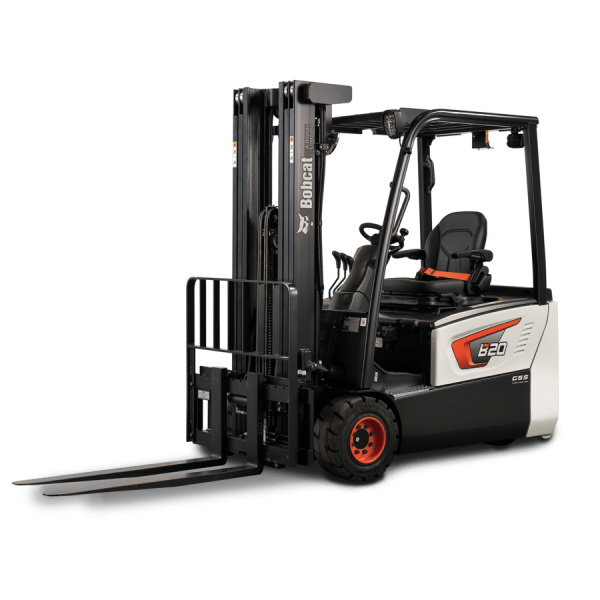 Bob Cat B15T-7 Plus | B18T-7 Plus | B20T-7 Plus 3-Wheel Electric Cushion / Pneumatic Tire Forklifts