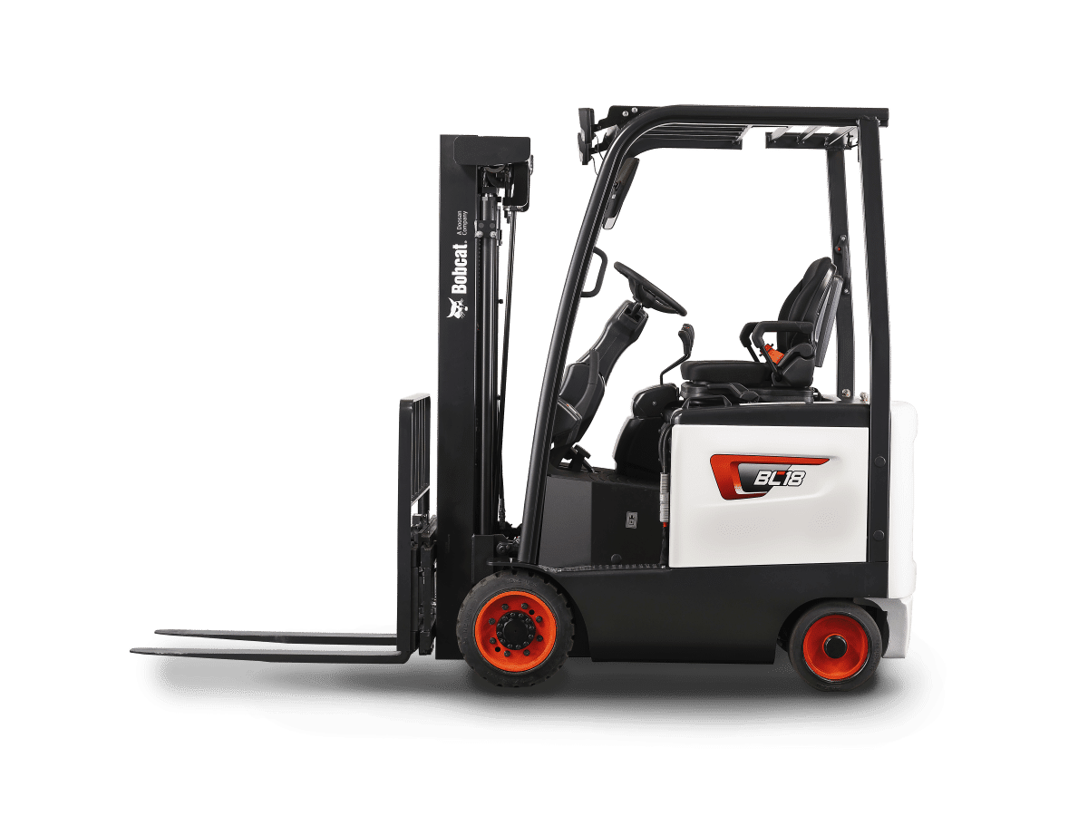Bob Cat BC15S-5 | BC18S-5 | BC20SC-5 Small Capacity 4-Wheel Cushion Electric Counterbalance Forklifts