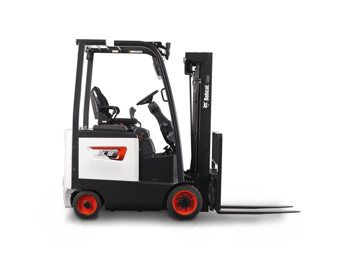 Bob Cat BC15S-5 | BC18S-5 | BC20SC-5 Small Capacity 4-Wheel Cushion Electric Counterbalance Forklifts