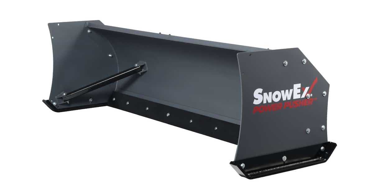 SnowEx POWER PUSHER™ TRACE™ Edge Technology Fixed-Wing Pusher Plow