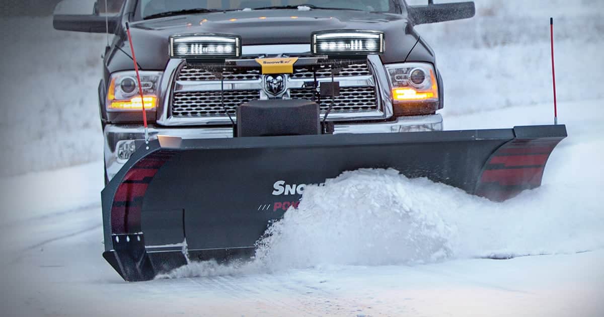 SnowEx POWER PLOW™ Adjustable Winged Snowplow