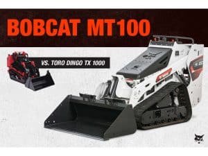 Bob Cat Bobcat MT100 vs. Toro Dingo TX 1000 Mini Track Loaders