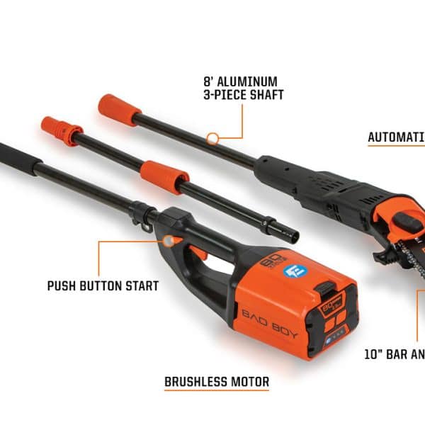 Bad Boy 80-Volt Brushless 10" Pole Saw