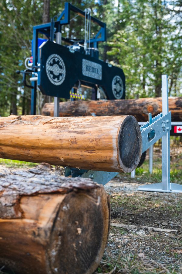 Pair of One-Way Loading Ramp (Max 24″ Logs diameter)