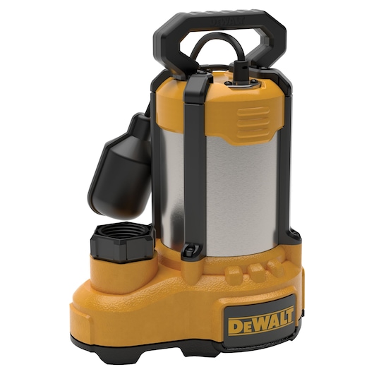 DEWALT 1 HP Stainless Steel/Cast Iron Submersible Sump Pump