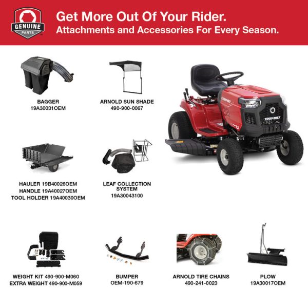 Troy-Bilt Pony® 42 Riding Lawn Mower