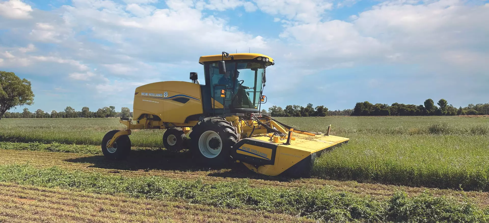 New Holland Speedrower® PLUS Self-Propelled Windrowers