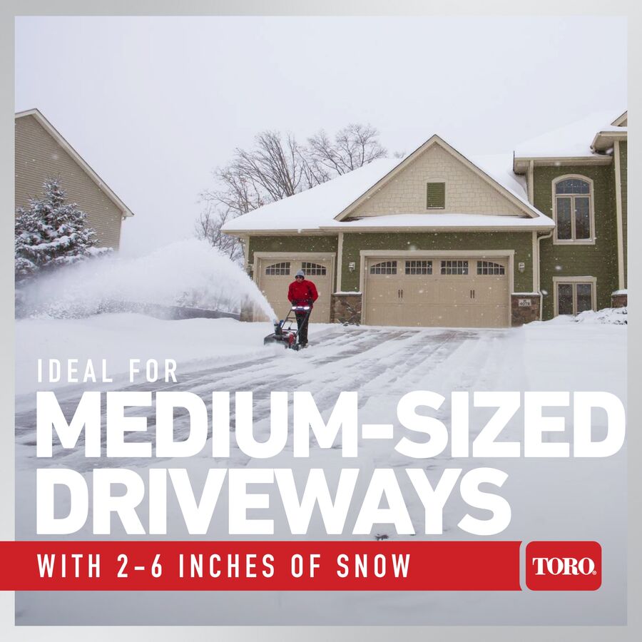 Toro 60V MAX* 21 in. (53 cm) Power Clear® e21 Single-Stage Snow Blower - Battery Not Included (39901T)