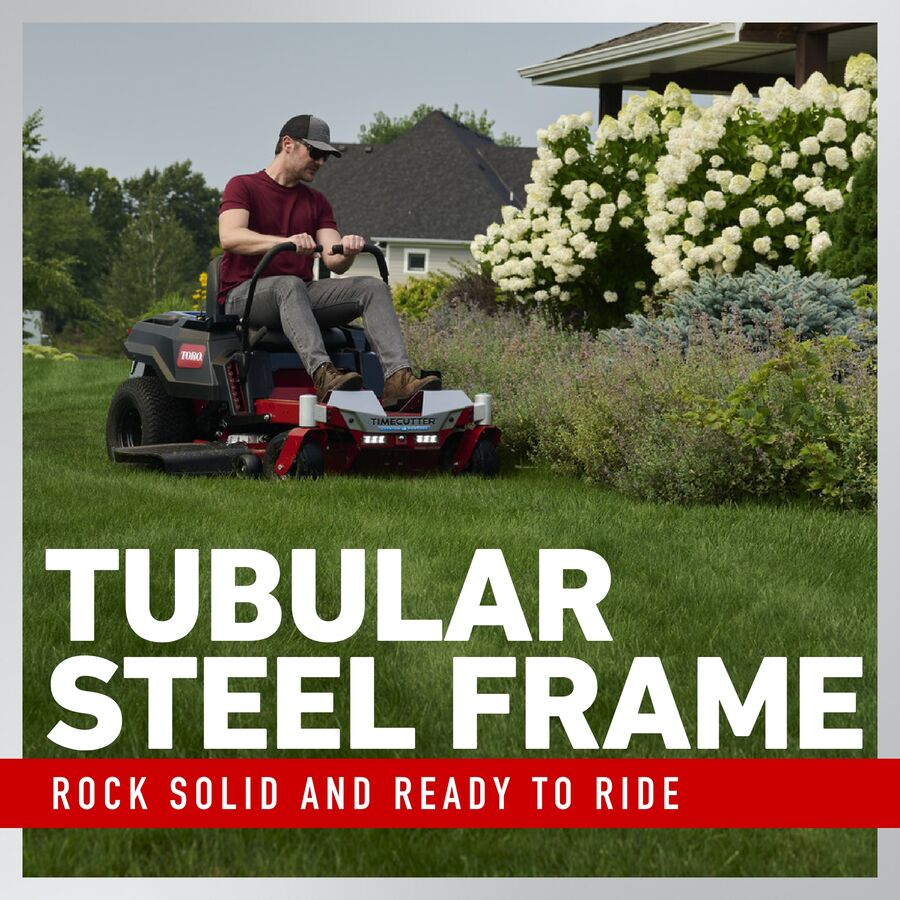 Toro 60V MAX* 54 in. (137 cm) TimeCutter® MyRIDE® Zero Turn Mower - (5) 10.0Ah & (1) 4.0Ah Batteries Included (75851)