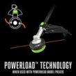 EGO POWER+ Multi-Head Combo Kit; 16” Carbon Fiber String Trimmer with POWERLOAD™, Carbon Fiber Edger, and 56V Power Head with 4.0Ah Battery and 320W Charger