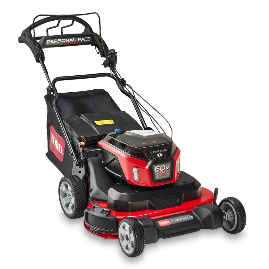 Toro 60V MAX* 30 in. (76 cm) eTimeMaster® Personal Pace® Lawn Mower - (2) 10.0Ah Batteries Included (21491)