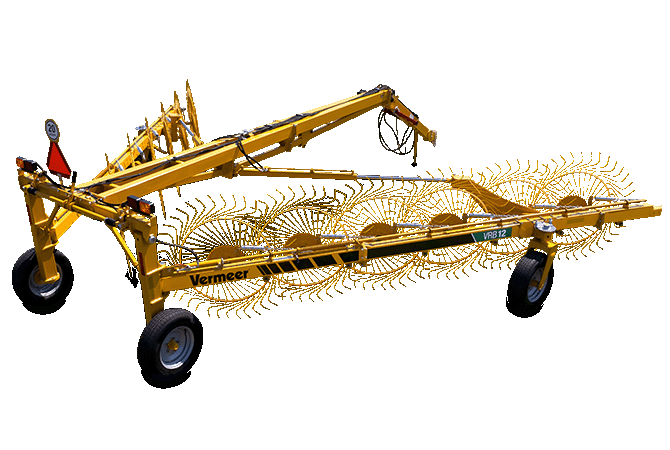 Vermeer VRB12 High-Capacity Bifold Wheel Rake