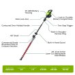 Greenworks 82V Fixed Mid Pole Hedge Trimmer w/ 2.5Ah Battery & 8A DP Charger