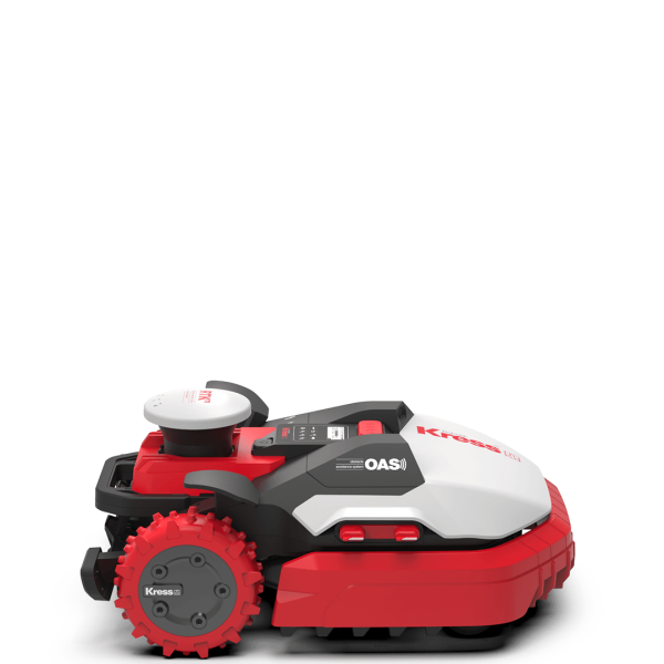 Kress RTKⁿ 3-acre robotic lawn mower with OAS (Obstacle Avoidance System)