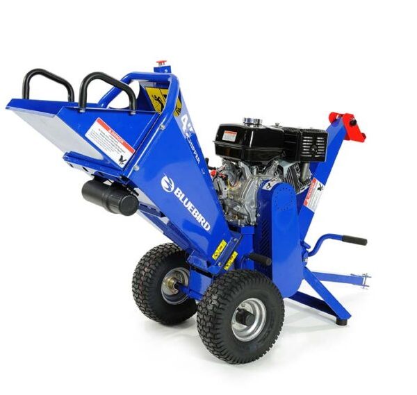 Bluebird 13 or 14 hp BlueBird Wood Chipper Patented Twin Blade Drum System Honda GX390 or Kohler Ch440 Engine CH400H & CH400K