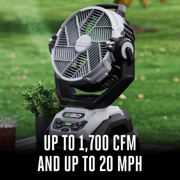 EGO POWER+ 10" Oscillating Misting Fan Tool Only