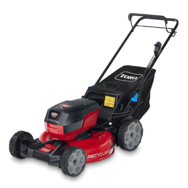 Toro 60V Max* 21 in. (53 cm) Recycler® Self-Propel w/SmartStow® Lawn Mower with 5.0Ah Battery (21326)