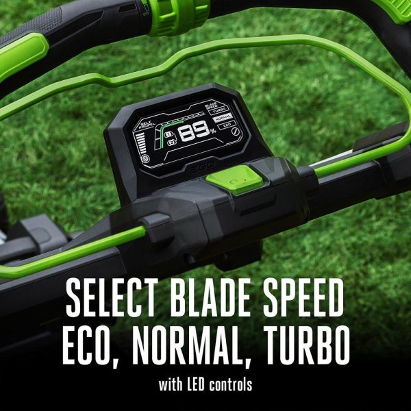 EGO POWER+ Mower 22" Super Composite Deck Select Cut™ System with Peak Power Kit (Two 6Ah Batteries)