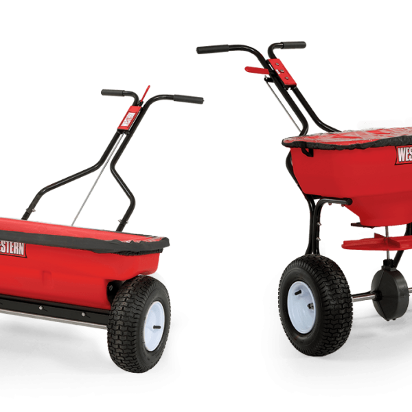 Western Products WB-160D &WB-100B Walk-Behind Spreaders