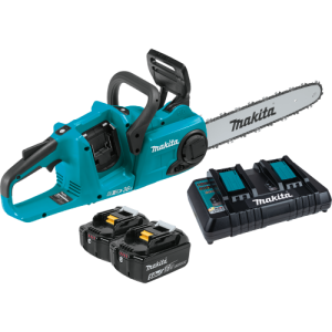 Makita 36V (18V X2) LXT® Brushless 14" Chain Saw Kit (5.0Ah) Makita 36V (18V X2) LXT® Brushless 14" Chain Saw Kit (5.0Ah)