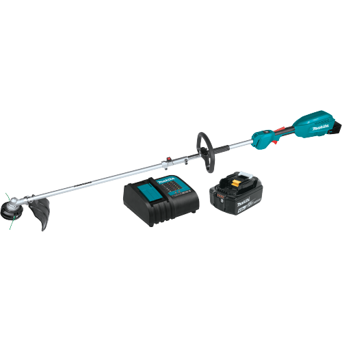 Makita 18V LXT® Lithium‑Ion Brushless Cordless Couple Shaft Power Head Kit w/ 13" String Trimmer Attachment (4.0Ah)
