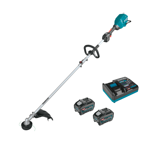 Makita 40V max XGT® Brushless Cordless Couple Shaft Power Head Kit with 17" String Trimmer Attachment (5.0Ah)