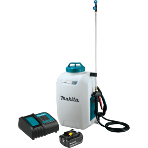 Makita 18V LXT® Lithium‑Ion Cordless 4 Gallon Backpack Sprayer Kit (4.0Ah) Makita 18V LXT® Lithium‑Ion Cordless 4 Gallon Backpack Sprayer Kit (4.0Ah)