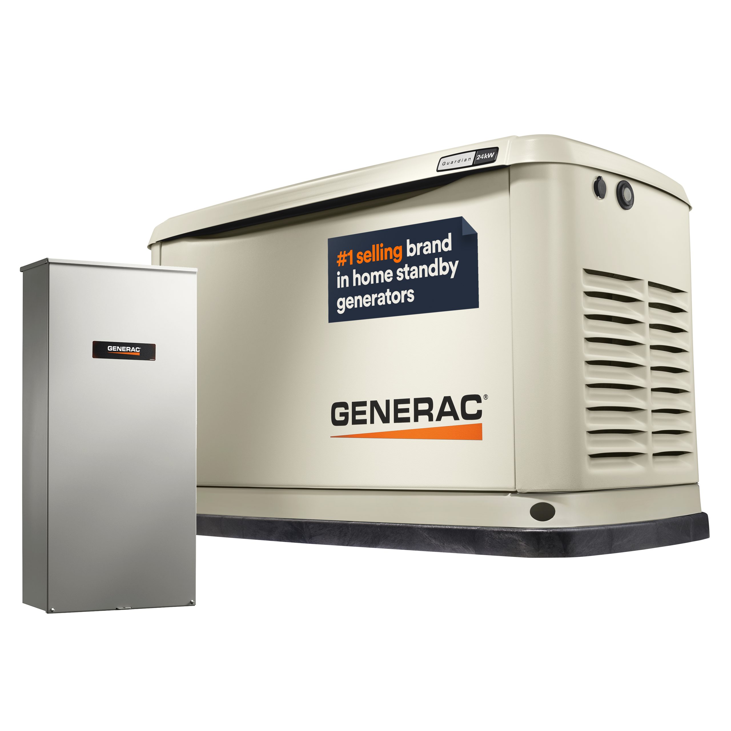 Generac Standby Generator, 24kW | With Whole House Switch | WiFi Enabled
