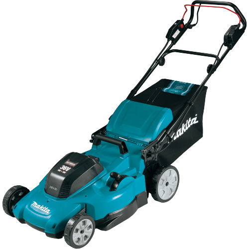 Makita 36V (18V X2) LXT® 21" Self‑Propelled Lawn Mower Kit with 4 Batteries (5.0Ah)