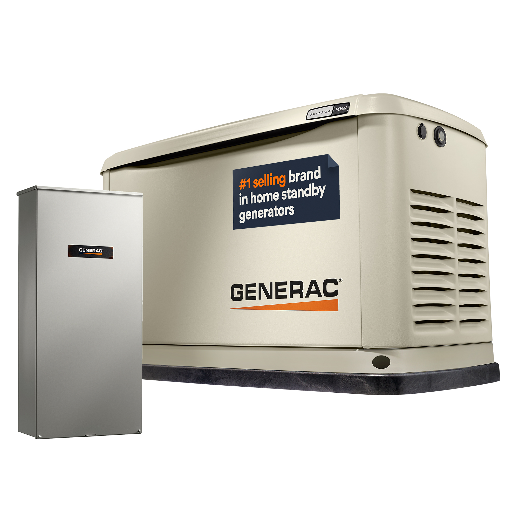 Generac Standby Generator, 14kW | With Whole House Switch | WiFi Enabled