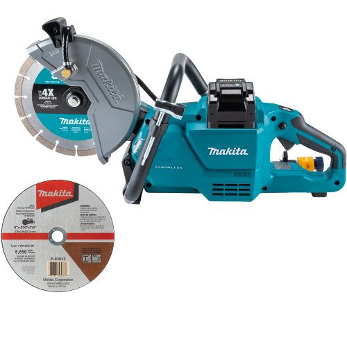 Makita 40V max XGT® Brushless Cordless 9" Power Cutter Kit, with AFT®, Electric Brake (5.0 Ah)
