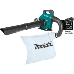Makita 36V (18V X2) LXT® Brushless Blower with Vacuum Attachment Kit, Tool Only Makita 36V (18V X2) LXT® Brushless Blower with Vacuum Attachment Kit, Tool Only