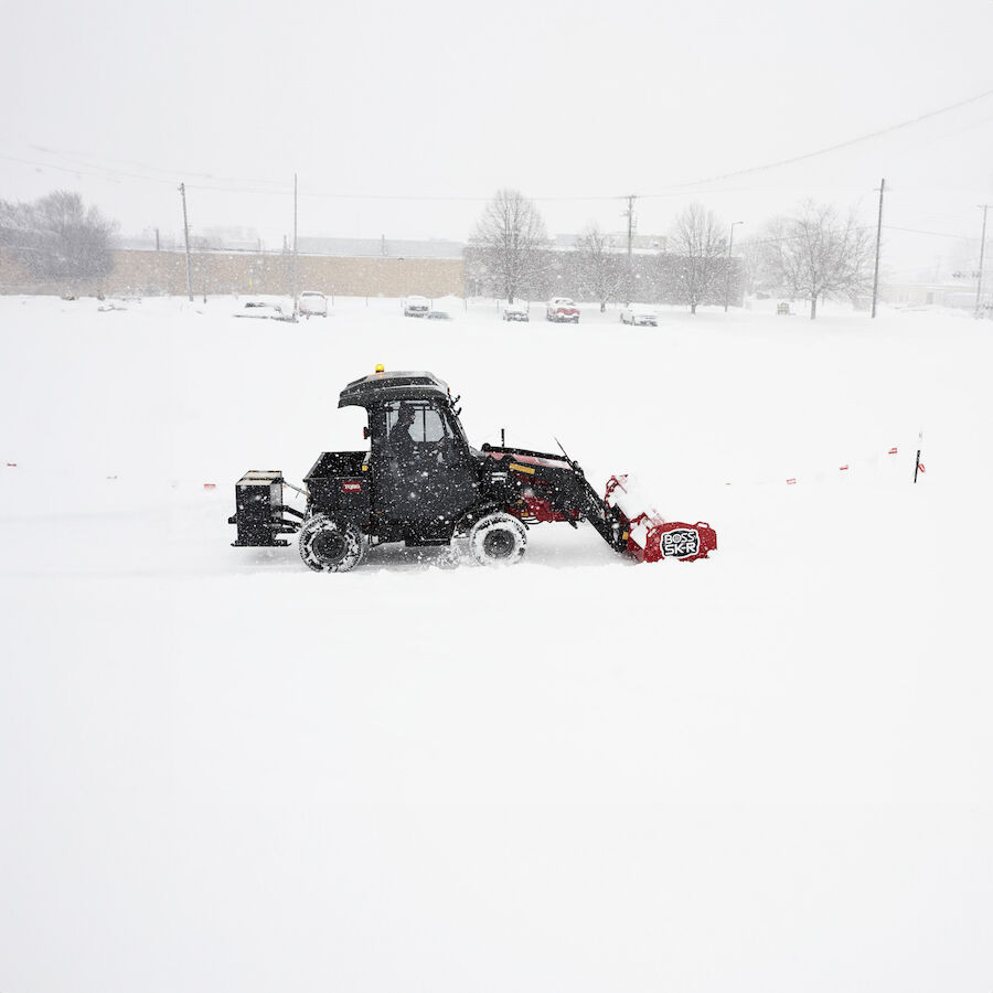 BOSS Snowplow 8' Rubber-Edge SKR