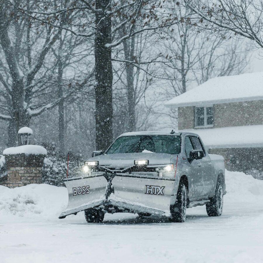 BOSS Snowplow 7'6" Stainless Steel HTX V-Blade