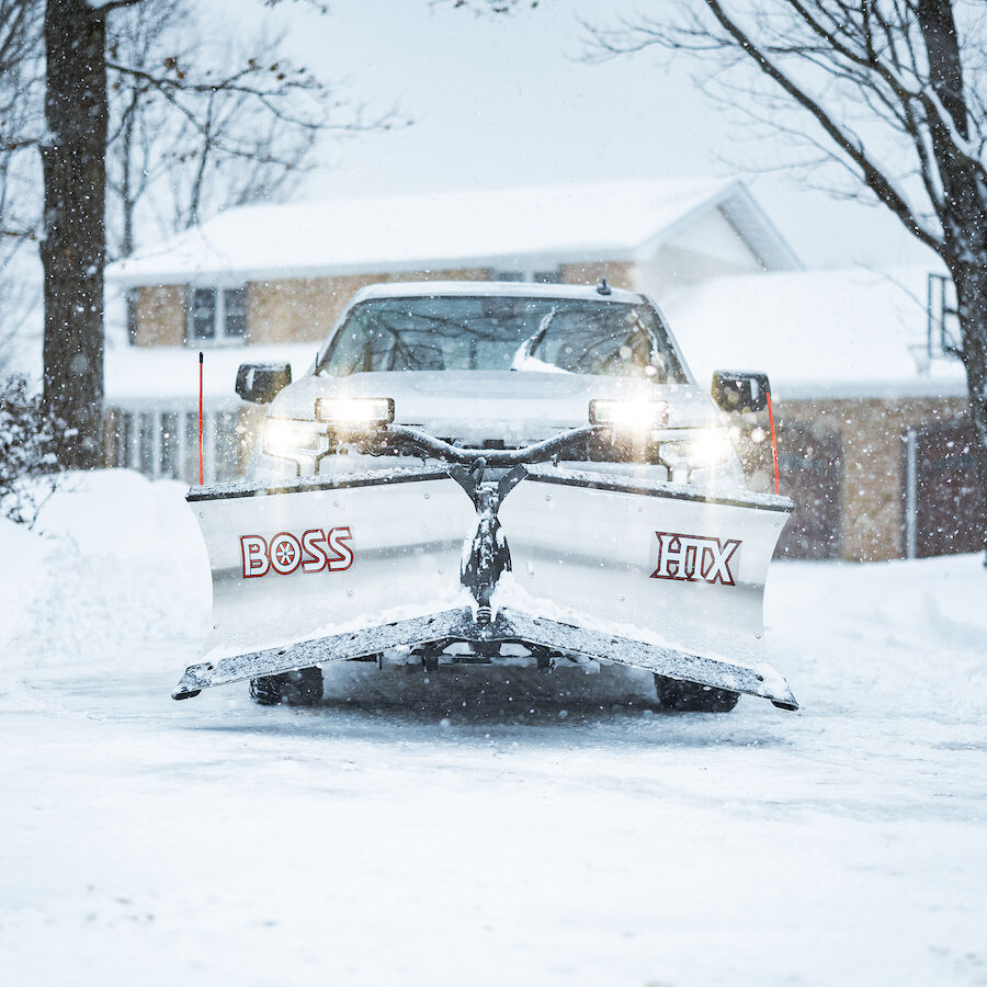 BOSS Snowplow 7'6" Stainless Steel HTX V-Blade