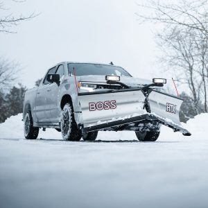 BOSS Snowplow 7'6" Stainless Steel HTX V-Blade BOSS Snowplow 7'6" Stainless Steel HTX V-Blade