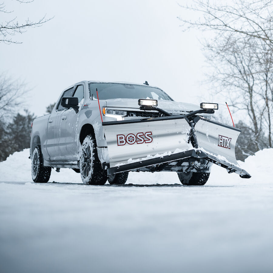 BOSS Snowplow 7'6" Stainless Steel HTX V-Blade