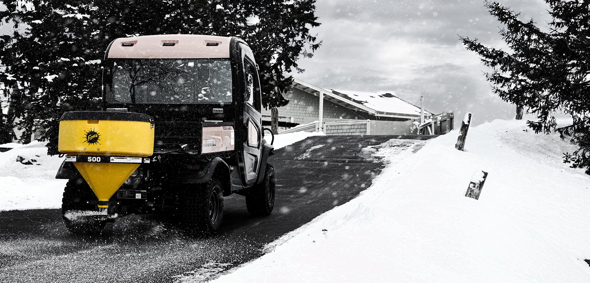 Fisher Low Profile 500 UTV TAILGATE SPREADER