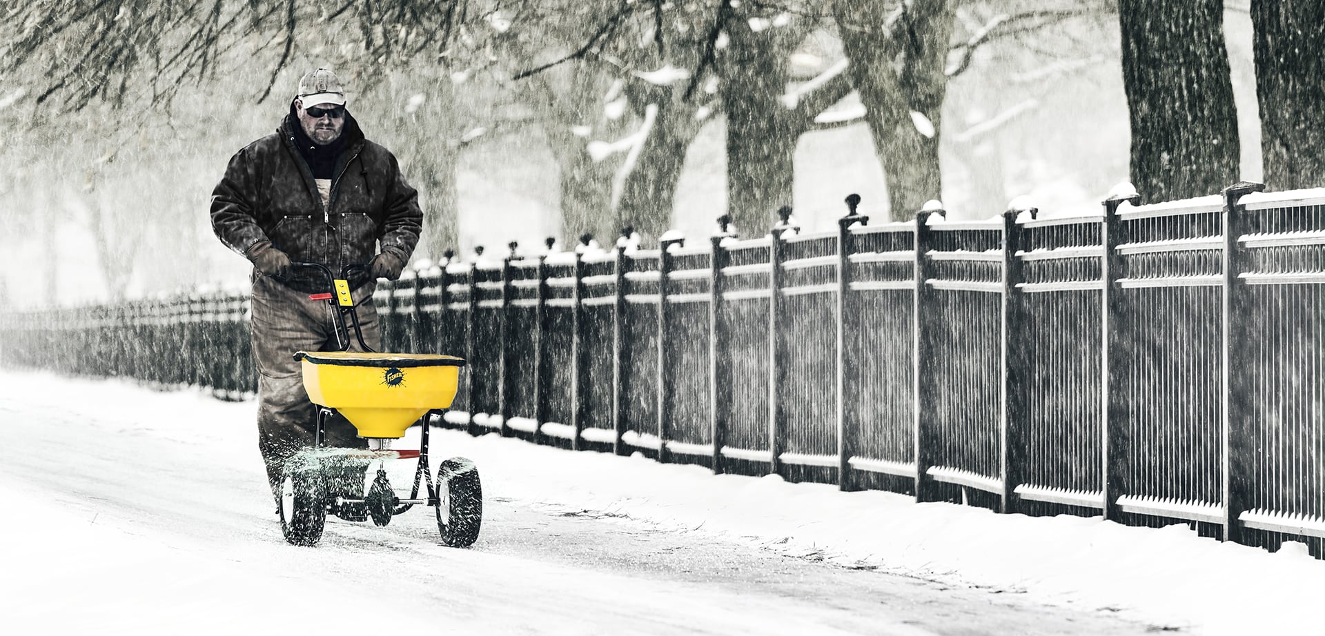 Fisher WB-160D &WB-100B WALK-BEHIND SPREADERS