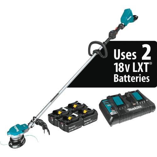 Makita 36V (18V X2) LXT® Brushless String Trimmer Kit with 4 Batteries (5.0Ah)
