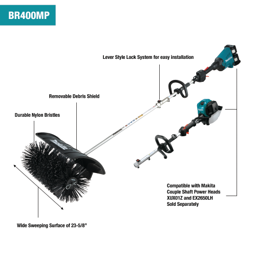 Makita Bristle Brush Couple Shaft Attachment