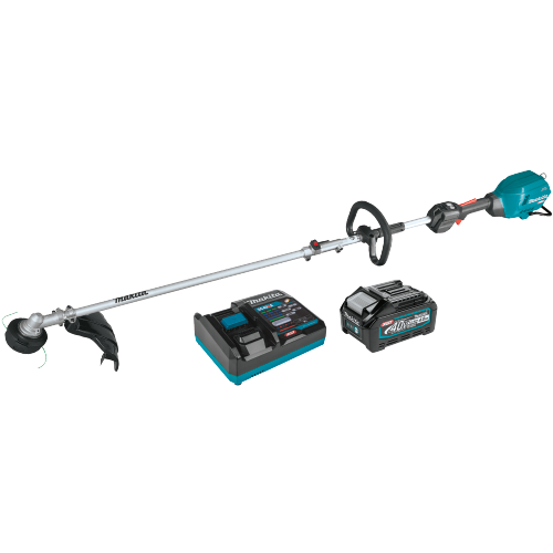 Makita 40V max XGT® Brushless Cordless Couple Shaft Power Head Kit with 17" String Trimmer Attachment (4.0Ah)